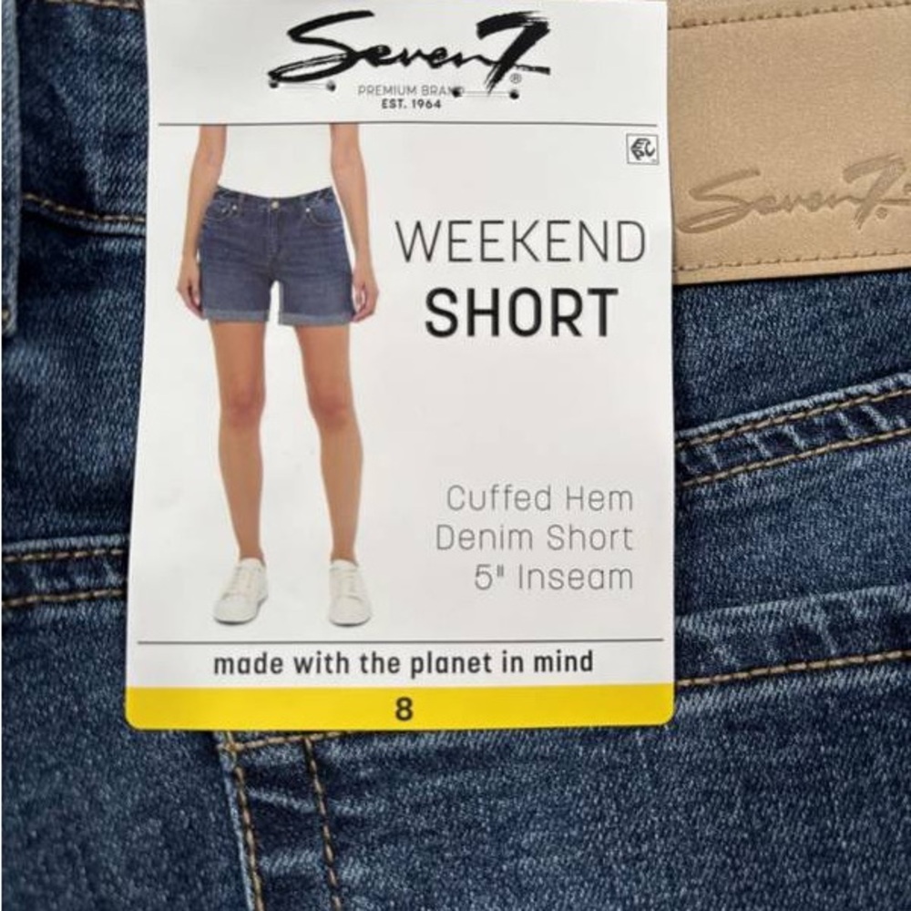 Seven7 - Women's Weekend Shorts - Size 8 - Picture 3 of 7